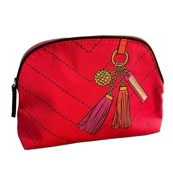 New Estée Lauder Red Makeup Case Bag Pouch - Picture 1 of 7